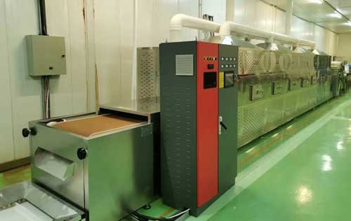 Indonesian Industrial Microwave Oven Spice Drying Project